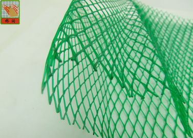 Le trou de diamant de HDPE a expulsé filet plastique, douille en plastique protectrice de maille de vert
